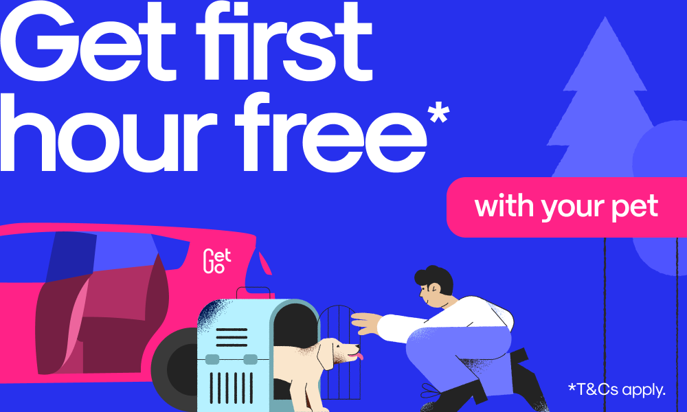 GetGo Pet Transport Free Hour First Drive